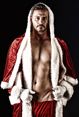 Partystrip Themar Weihnachtsmann
